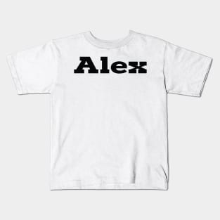 Alex My Name Is Alex Kids T-Shirt